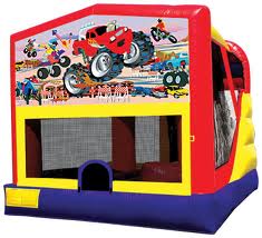 monster truck combo bounce house rental agawam